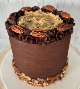 German Chocolate Cake - 3 Layer 8"